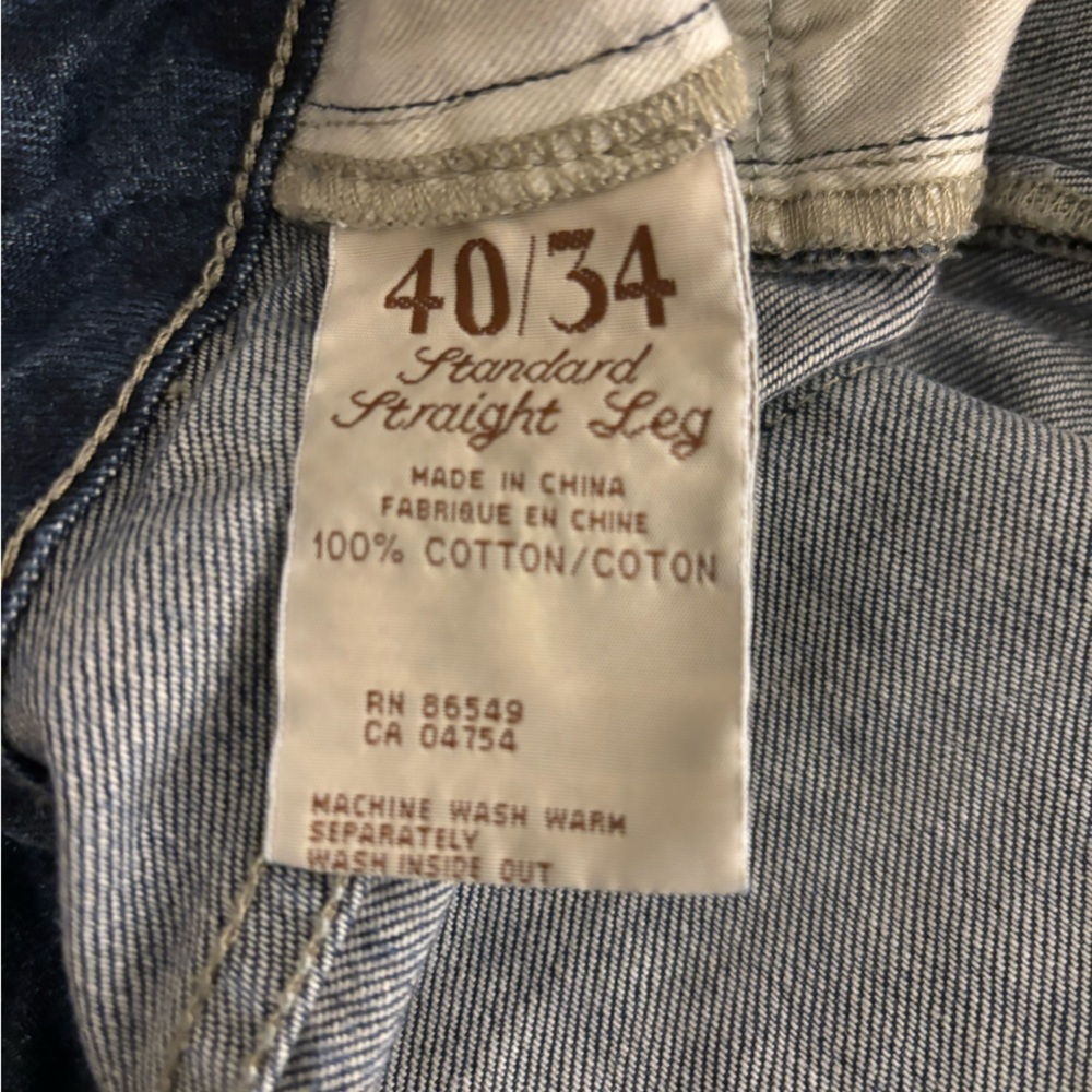Tommy‎ Hilfiger Blue Straight Jeans - Picture 8 of 8